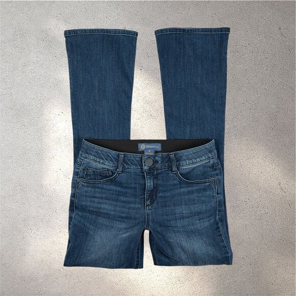 Democracy Denim - Democracy Absolution Jeans Women’s 6 Blue Mid Rise Boot Cut Stretch Denim EUC